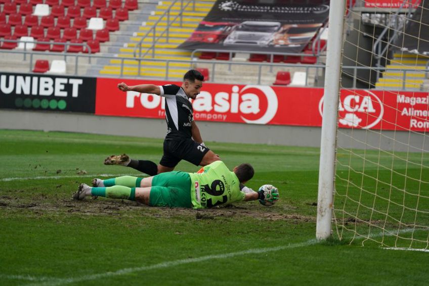 Istvan Kovacs le-a anulat un gol oaspeților FOTO: Alexandra Fechete