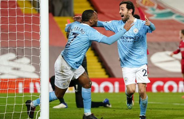 Liverpool - Manchester City 1-4 » Campioana, zdrobită de Manchester City chiar pe Anfield!