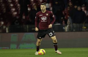 Radu Drăgușin a debutat la Salernitana! Fundașul român, titular în duelul cu Spezia