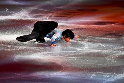 Una dintre vedetele Jocurilor Olimpice este patinatorul japonez Yuzuru Hanyu, dublu campion olimpic în 2014 și 2018
