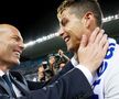 Zinedine Zidane, alături de Cristiano Ronaldo // foto: Guliver/gettyimages