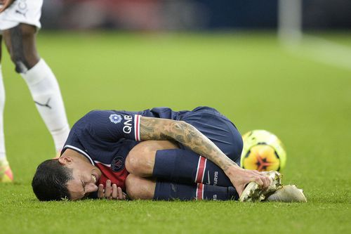 Angel Di Maria s-a accidentat în meciul cu Lille din campionat (foto: Imago)