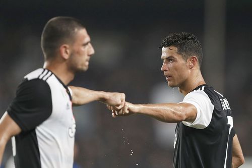 Cristiano Ronaldo și Merih Demiral // foto: Guliver/gettyimages