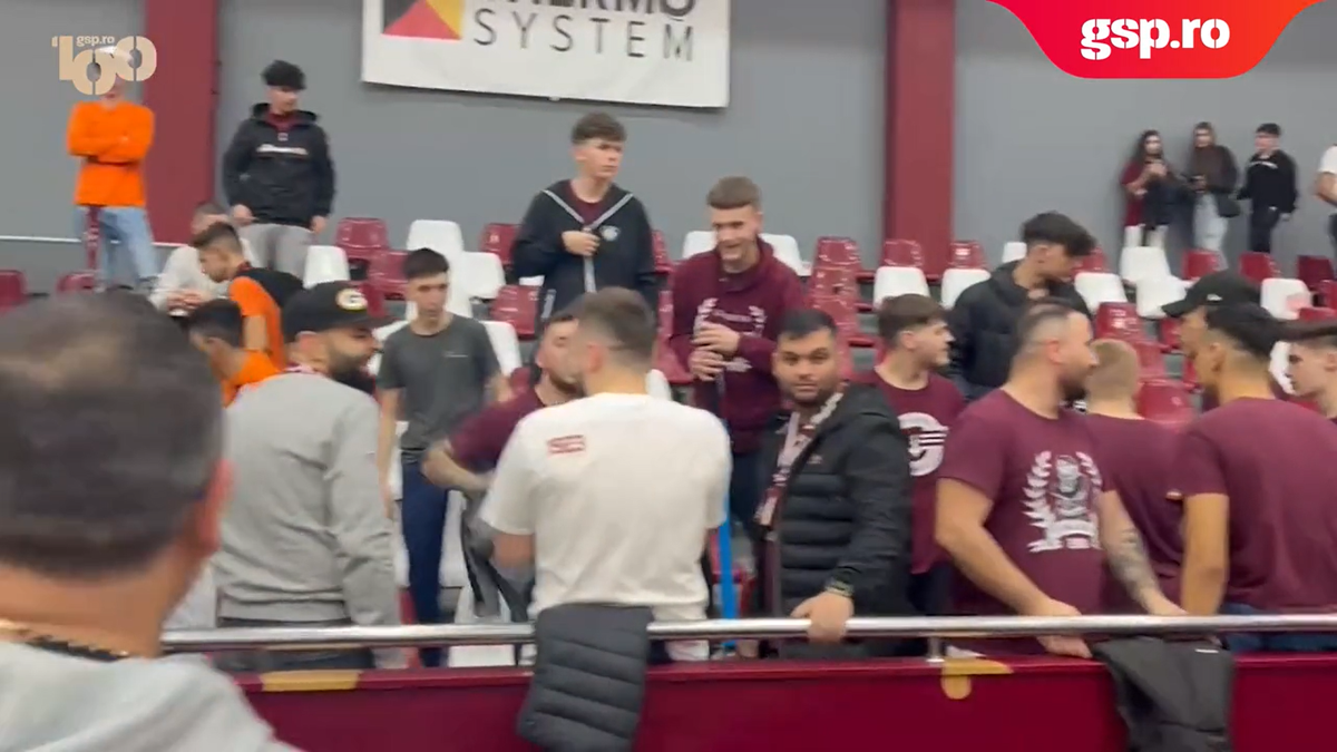 Marea împăcare: Cristina Neagu, în mijlocul galeriei Rapidului » Reporterii GSP au surprins imaginile care nu s-au văzut la TV