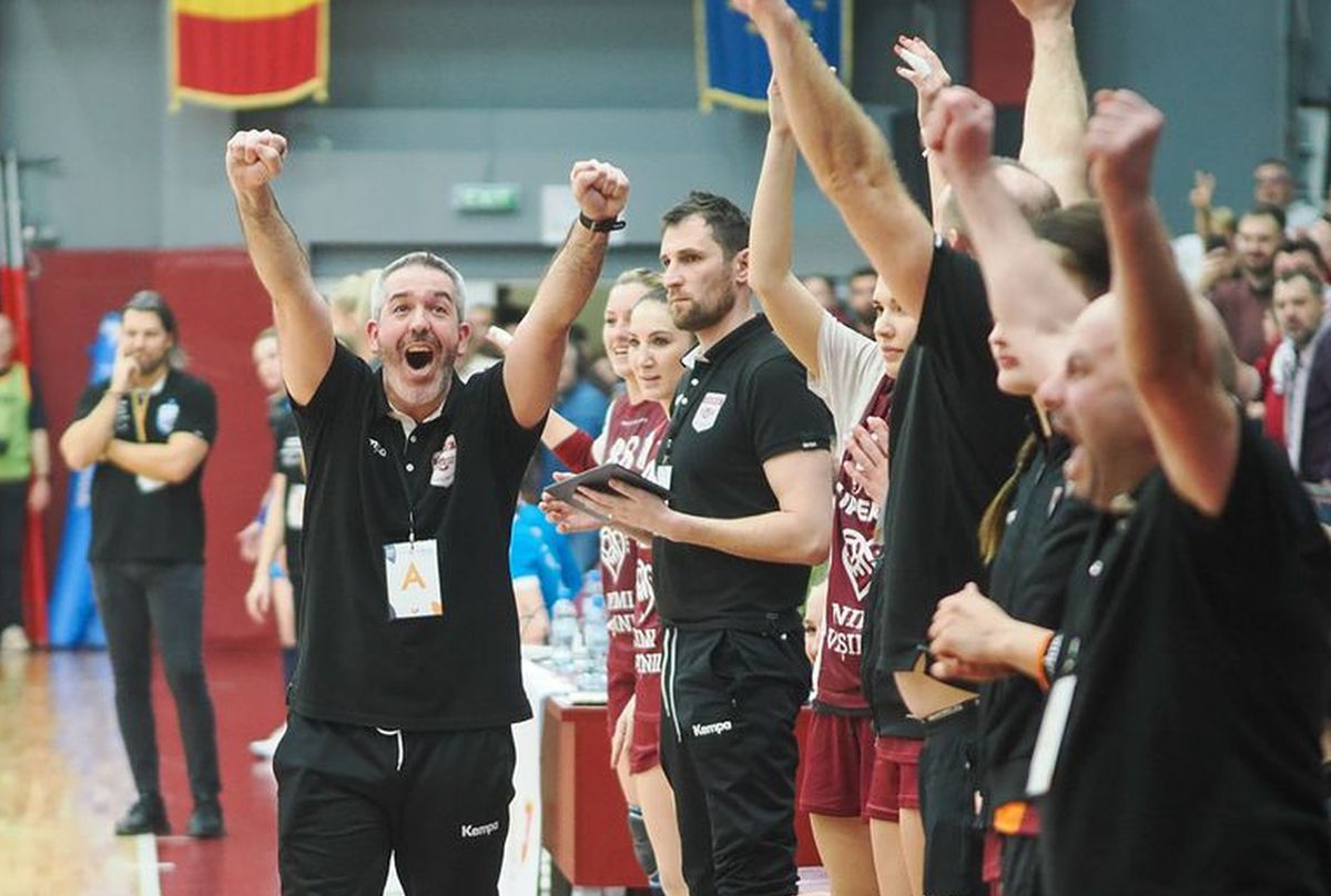 David Ginesta, după victoria Rapidului cu CSM: „Partida a fost de infarct”