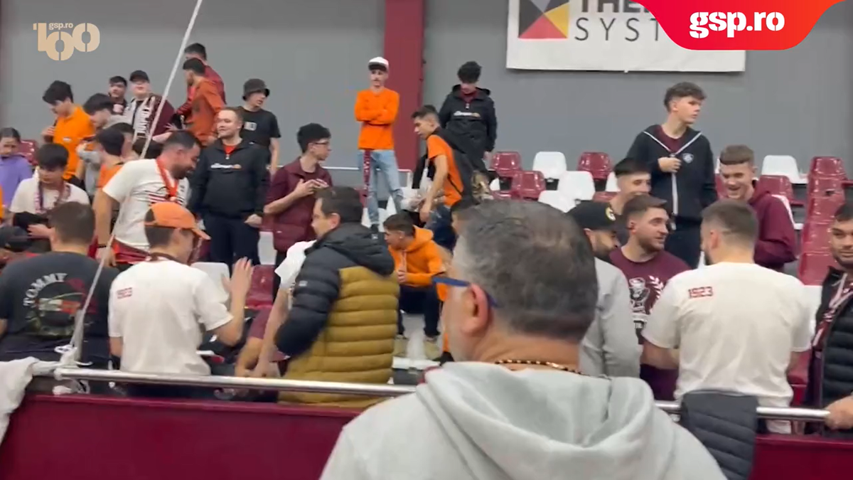 Marea împăcare: Cristina Neagu, în mijlocul galeriei Rapidului » Reporterii GSP au surprins imaginile care nu s-au văzut la TV