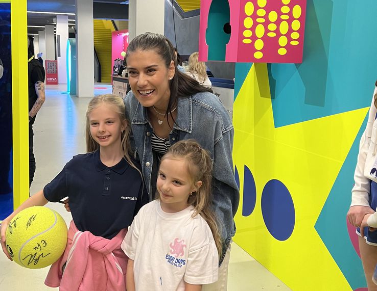 Sorana Cîrstea, interacțiune cu fanii în BTarena