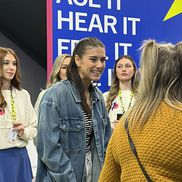 Sorana Cîrstea, interacțiune cu fanii în BTarena