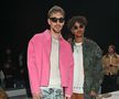 Ionuț Andei Radu, alături de Valentino Lazaro (Torino), la lansarea colecției PDF la Menswear Fall Winter 2025 la Milano / Foto: Imago