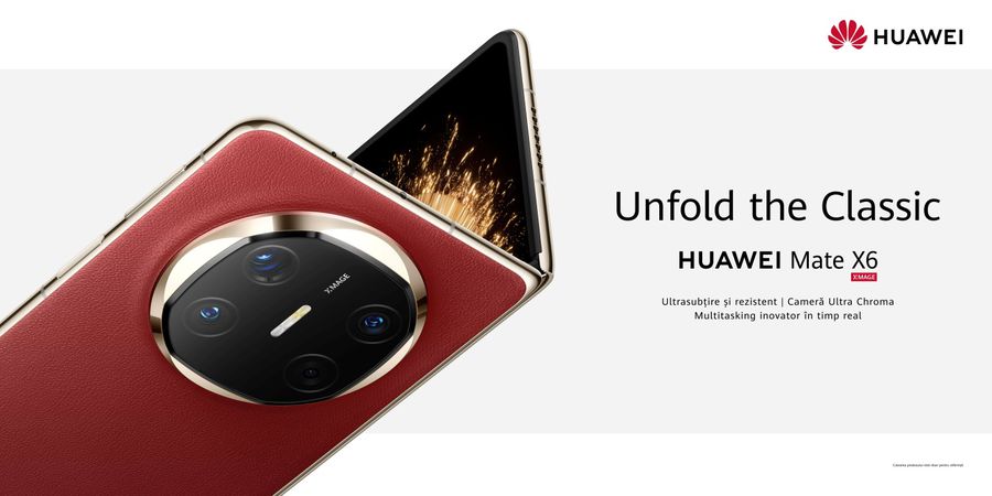 Performanță pe măsura stilului tău de viață activ: HUAWEI Mate X6 - Telefonul pliabil care îți poate ține ritmul