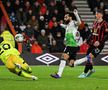 Ionuț Andei Radu (Bournemouth), în duel cu Mohamed Salah / Foto: Imago