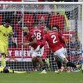 La șase minute după intrarea lui Radu Drăgușin, Mbeumo a deschis scorul în partida dintre Manchester United și Tottenham / Foto: X