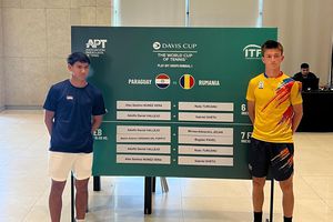 Echipa de Cupa Davis a României este la egalitate cu cea a Paraguayului în play-off-ul Grupei Mondiale I