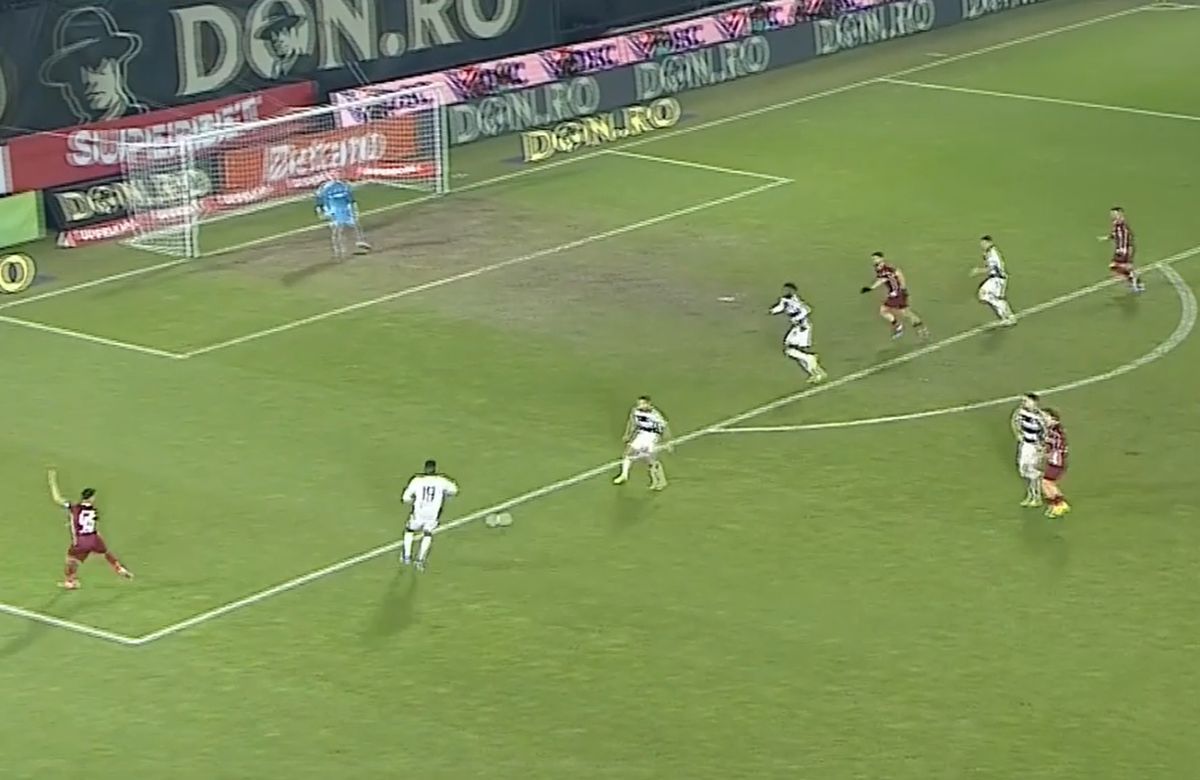 Golul marcat de Camora în CFR Cluj - U Cluj