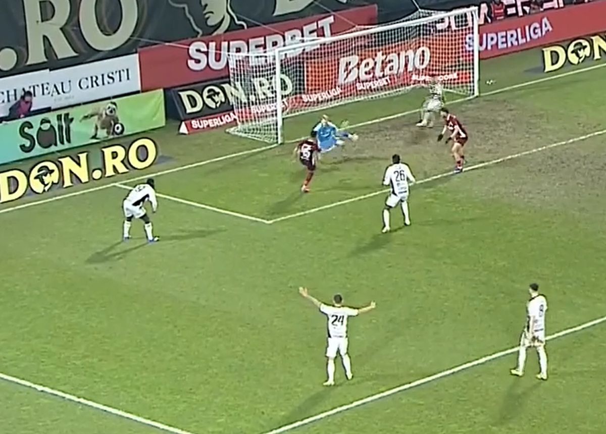 Golul marcat de Camora în CFR Cluj - U Cluj