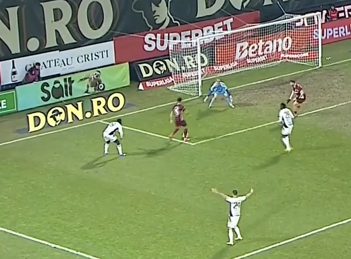 Golul marcat de Camora în CFR Cluj - U Cluj