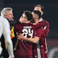 Bergodi îi bagă mâna în gât lui Cordea / FOTO: Imago