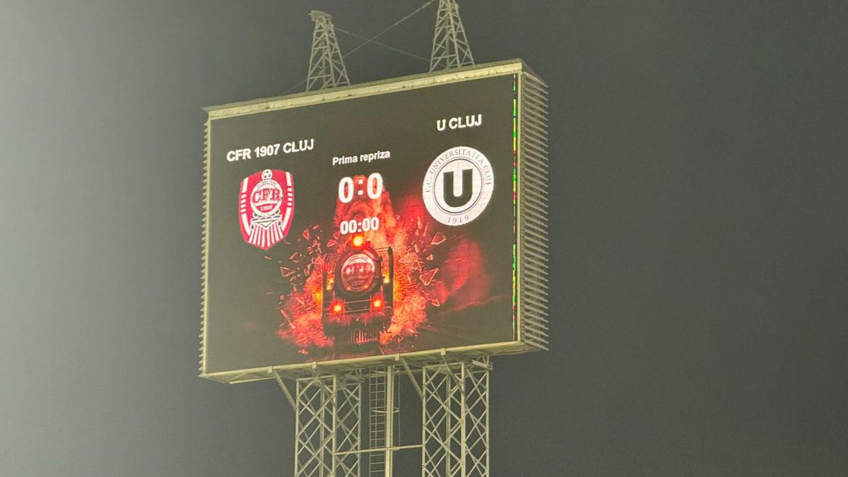 Imagini înainte de CFR Cluj - U Cluj