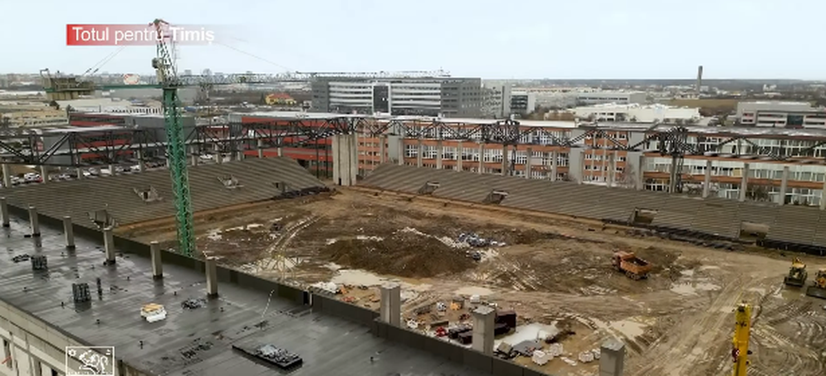 Stadionul „Eroii Timișoarei”, decembrie 2025 // foto: capturi YouTube