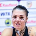 Oleksandra Oliynykova, la conferința de presă din BTarena/Foto: Imago Images