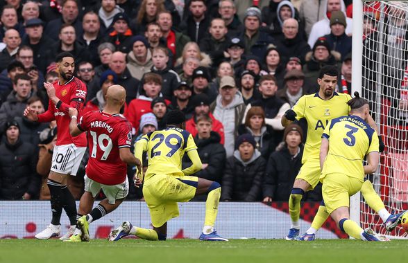 Manchester United - Tottenham, cu Radu Drăgușin pe teren! » Gazdele sunt în avantaj pe Old Trafford
