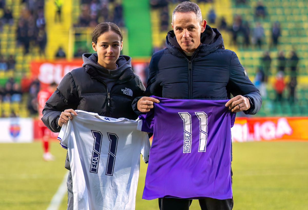 Ema Năstăsie calcă pe urmele tatălui: imagini cu tânăra fotbalistă a lui FC Argeș