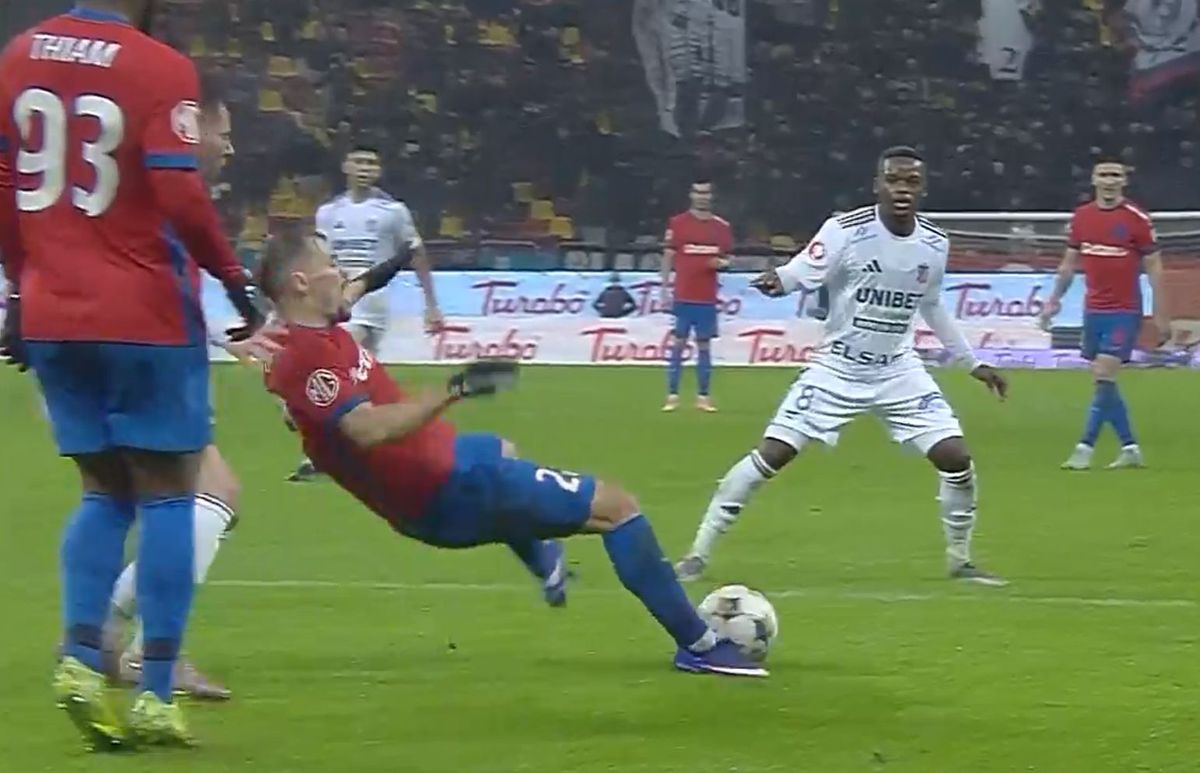 Darius Olaru a cerut penalty în FCSB - Botoșani