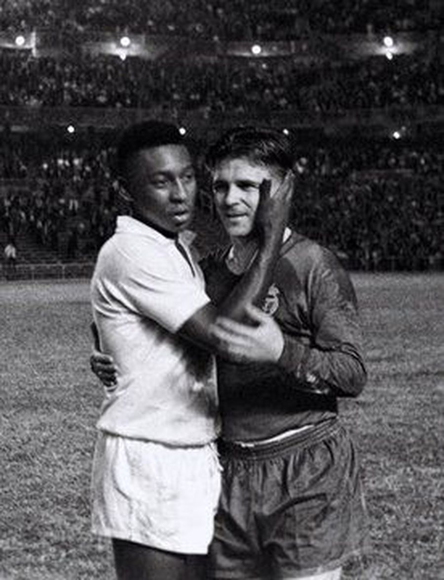 Pușcaș și Pelé, reconstituirea unei poze legendare de acum 61 de ani