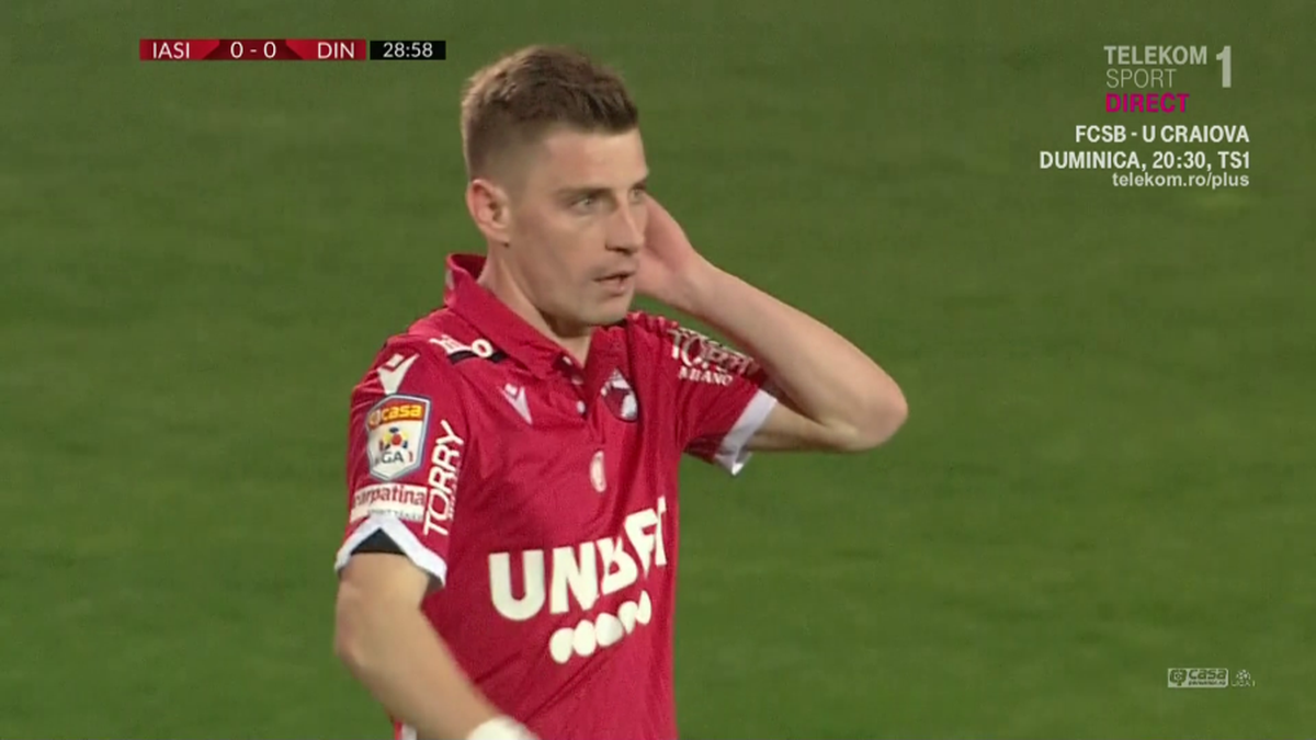 POLI IAȘI - DINAMO 1-0 // FOTO Ce eroare! „Câinii” puteau deschide scorul, dar arbitrul a oprit jocul » Ce spune Crăciunescu