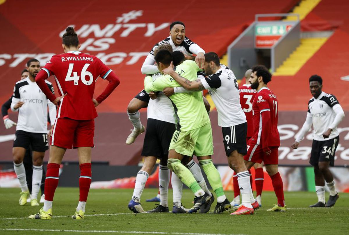 ȘOCANT! A 6-a înfrângere consecutivă pentru Liverpool pe Anfield » „Cormoranii”, răpuși de o echipă de la retrogradare