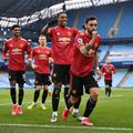 Manchester United a învins-o, surprinzător, pe Manchester City, în deplasare, scor 2-0, într-un meci contând pentru runda cu numărul 27 din Premier League.
