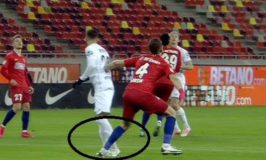 FOTO N-a văzut 3 penalty-uri în FCSB-Gaz Metan! Iulian Călin, prestație castastrofală pe Arena Națională