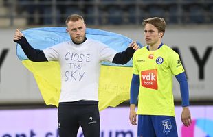 Ucraineanul Roman Bezus a dat golul victoriei şi a copiat mesajul preşedintelui Zelinski