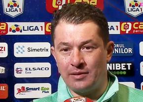 Jucătorii i-au întrerupt interviul lui Prepeliță » Descătușat după ce a dus echipa în play-off: „Îi iubesc pe contestatari”