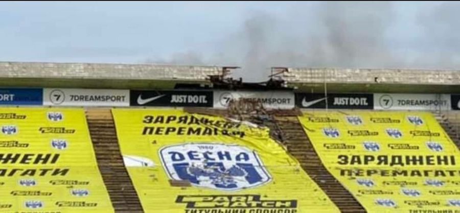 Rușii atacă și stadioanele Ucrainei! Arenă din nordul țării lovită în plin