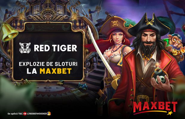 Explozie de sloturi și distracție la MAX! Jocurile Red Tiger, disponibile pe MaxBet.ro