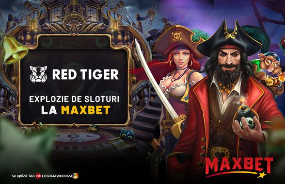 Explozie de sloturi și distracție la MAX! Jocurile Red Tiger, disponibile pe MaxBet.ro