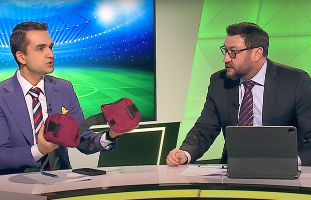 Viorel Moldovan a stârnit hohote de râs în direct » Cu ce a venit în studio după ce a văzut imaginile cu Budescu