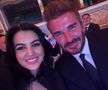Romina Gingașu și David Beckham, foto: Flickr