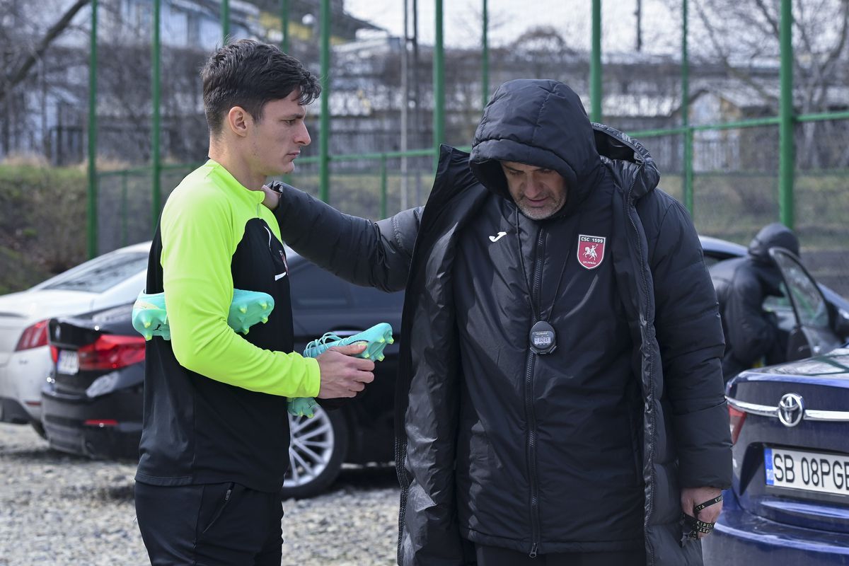 Claudiu Niculescu - antrenament la CSC Șelimbăr