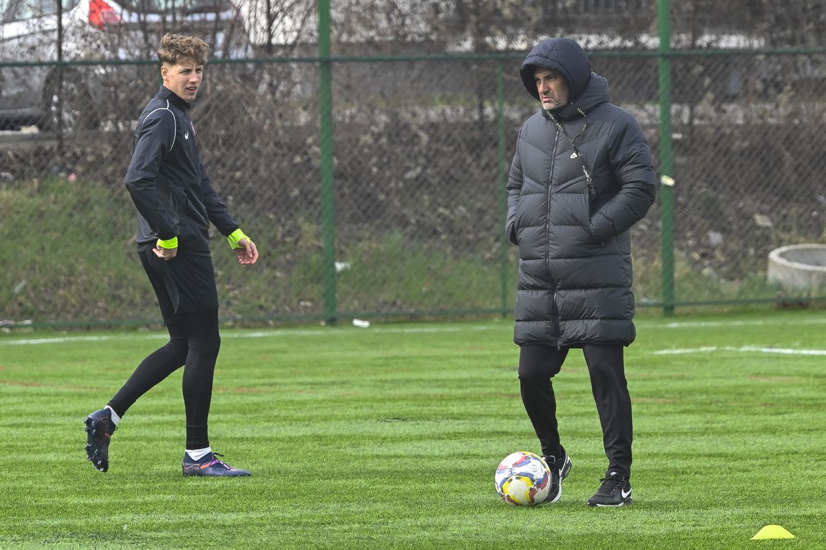 Claudiu Niculescu - antrenament la CSC Șelimbăr