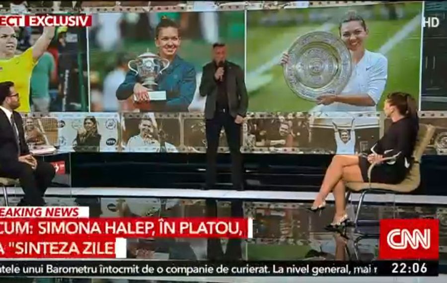 Simona Halep, la emisiunea lui Mihai Gâdea, pe Antena 3 CNN: „Serena e prea mare pentru o astfel de postare!” » Toate declarațiile