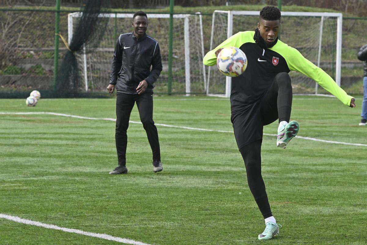 Claudiu Niculescu - antrenament la CSC Șelimbăr