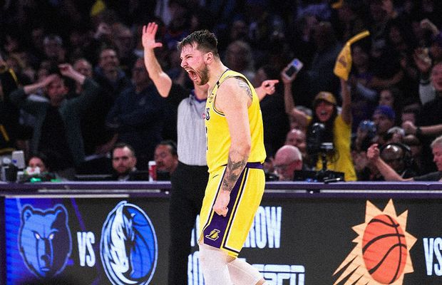 LeBron James și Luka Doncic, un tandem letal! A opta victorie consecutivă pentru LA Lakers