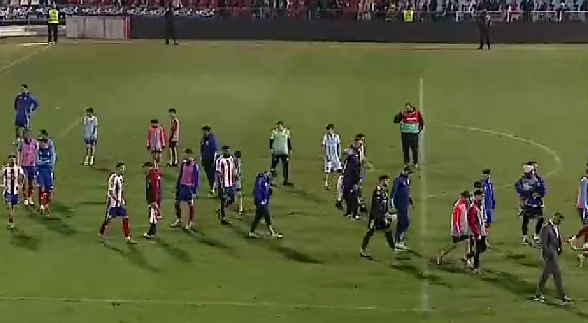 Suporterii s-au revoltat la finalul partidei