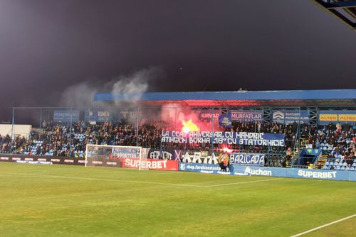 Galeria Farului la meciul cu U Cluj // Foto: Ionuț Coman