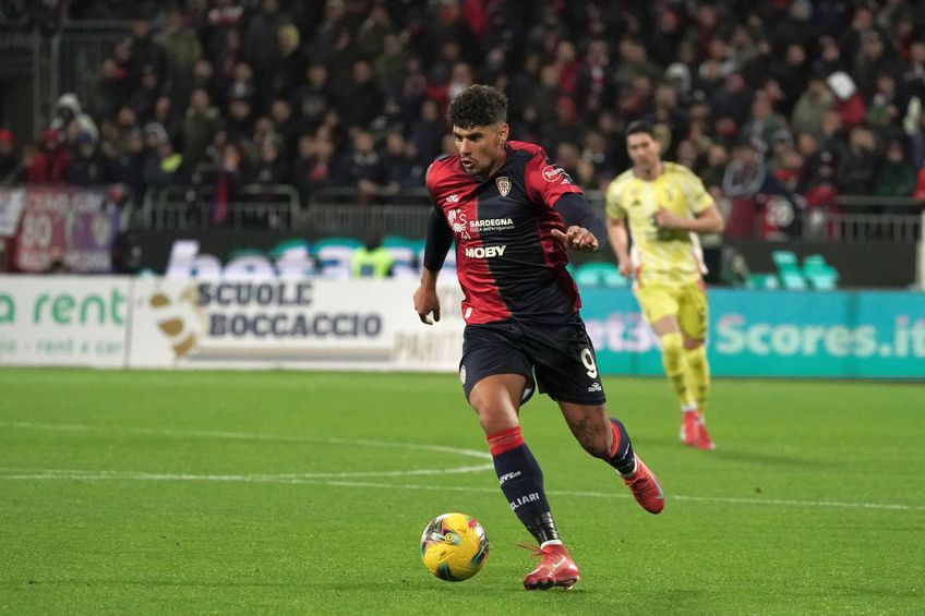 Florinel Coman, jucând pentru Cagliari // foto: Imago Images
