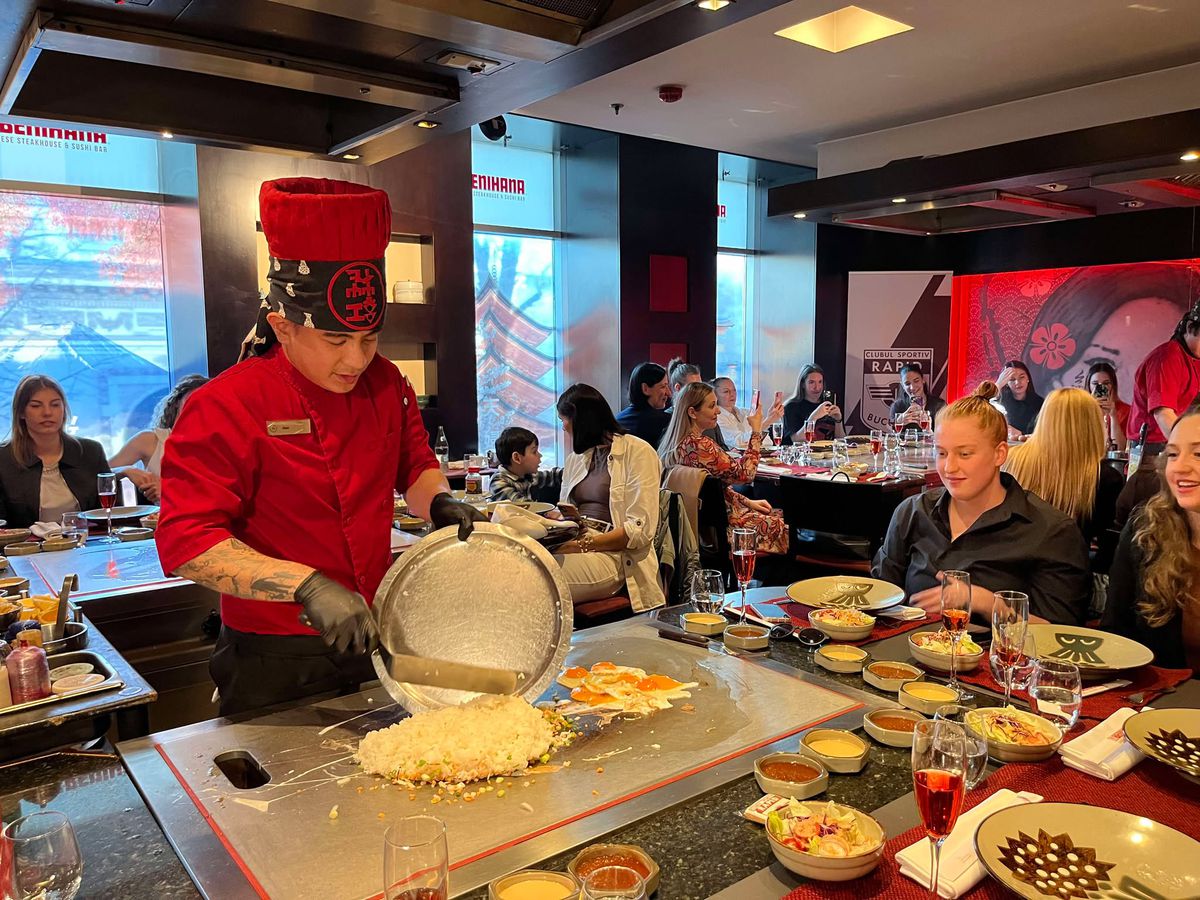 Sportivele clubului Rapid au sărbătorit Ziua Femeii într-un mod inedit: „Este pentru prima oară când îmi cunosc toate colegele din club!”