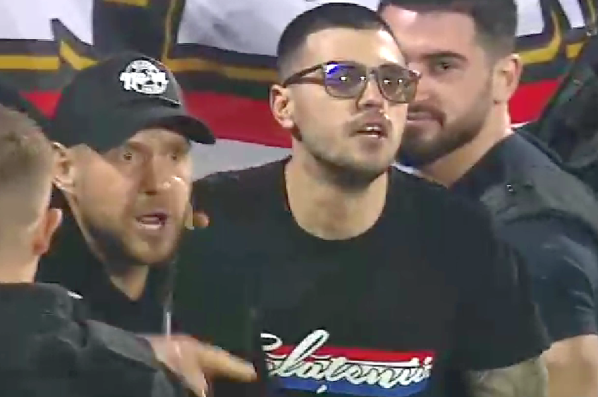 Imagini HALUCINANTE la finalul partidei dintre Oțelul Galați și Poli Iași » Suporterii s-au revoltat / captură: DigiSport