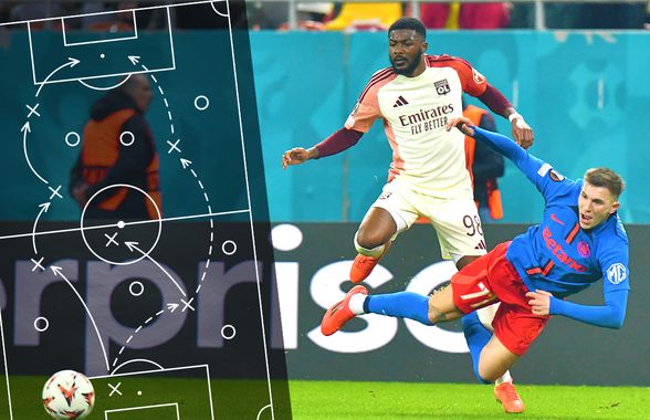 Schimbarea care a ruinat o calificare » Unde s-a frânt FCSB în meciul cu Lyon